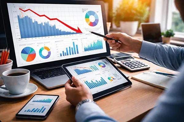 keyword decline chart